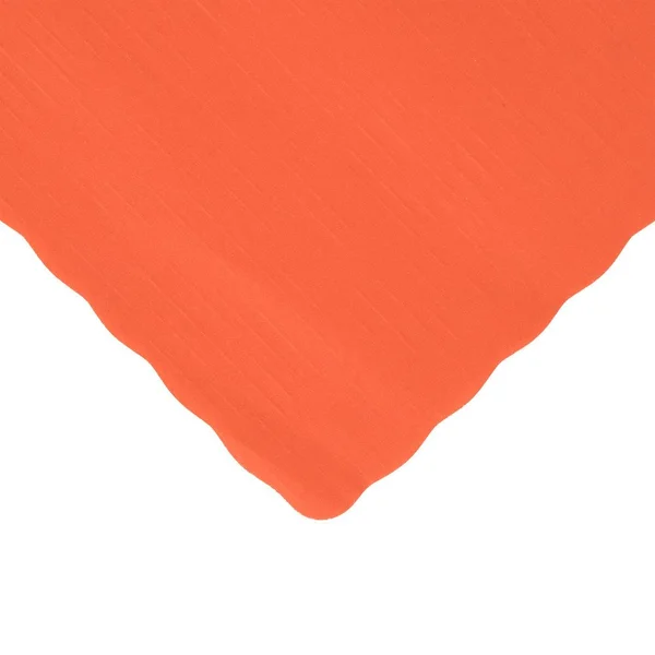 Hoffmaster 310555 10x22 x 14x22 Bittersweet Orange Colored Paper Placemat with Scalloped Edge - 1000/Case