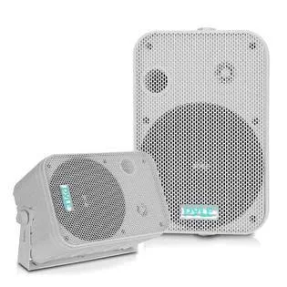 Pyle Home PDWR50W 6.5 inch 500 Watt Indoor/Outdoor Waterproof Deck Speakers