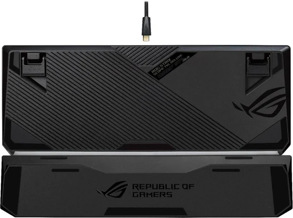 Asus Gray & Black ROG Strix Scope TKL Wired Gaming Mechanical Cherry MX Red Switch Keyboard with Aura Sync Lighting - Each