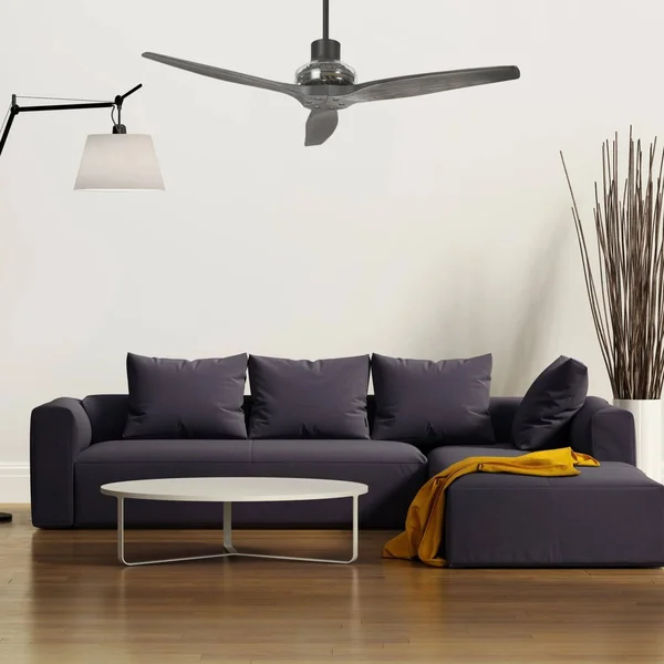 Black Star PROPELLER Indoor Outdoor Ceiling Fan by Star Fans White Blade 7145