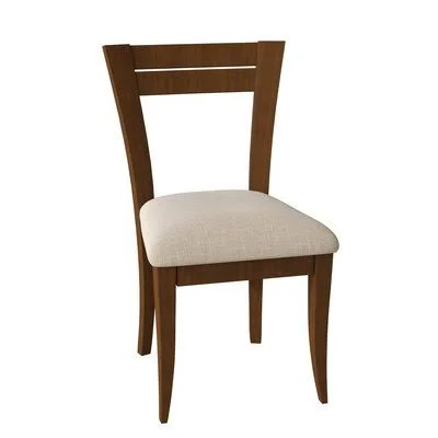 Skyline Solid Wood Dining Chair Saloom Furniture Frame Color: Aurora - Upholstery Color: Sunbrella Spectrum Dove