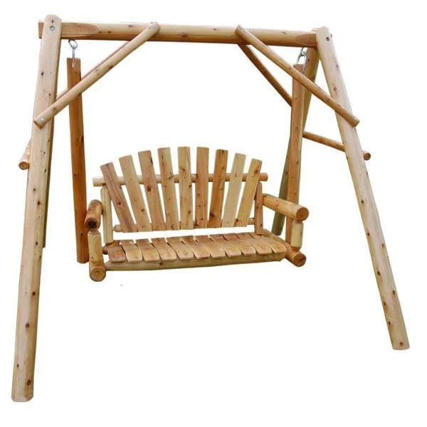 Outdoor Lawn Swing A-Frame Varnish - 4ft Swing Seat Only (No Frame)