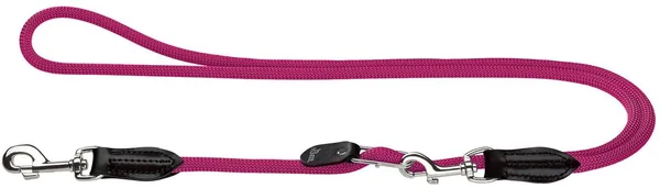 Hunter Freestyle Vario Adjustable Dog Lead - Heavy Duty, Weatherproof, 1.0/260 cm, Raspberry