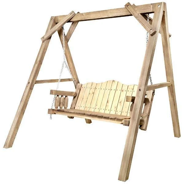 Homestead Lawn Swing with A Frame, Men's, Size: 88, Ready to Finish