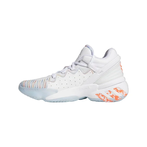 Adidas D.O.N. Issue #2 - Mens Basketball Shoes - White/Cream White/Scarlet, Size 8.5