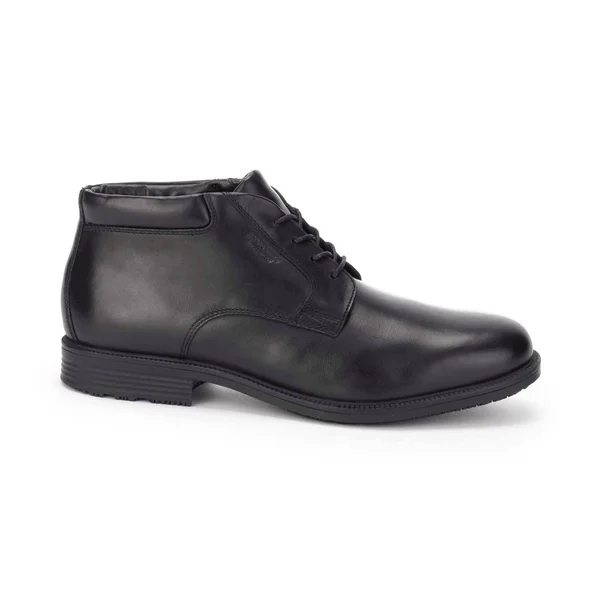 Rockport Men's Essential Details Waterproof Chukka Boot Black - 12, M