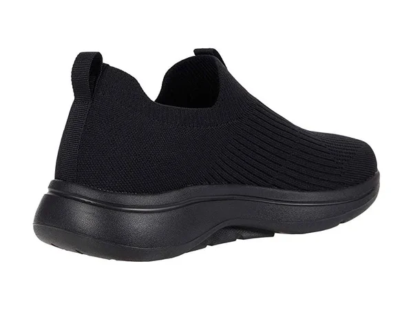 Skechers Men's GOwalk Arch Fit Iconic Slip-On, Black/Black