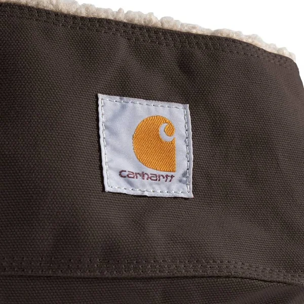 Carhartt Sherpa Top Dog Bed, Brown, Large