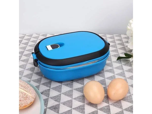 900ml Single Layer Lunch Box Insulated Bento Box Thermal Stainless Steel Food Container with Air Hole for Pinic Camping Travelin