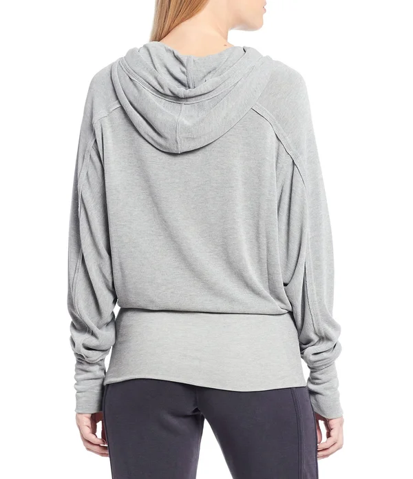 Free People Movement Ready Go Hoodie (GREYCOMBO, XS)