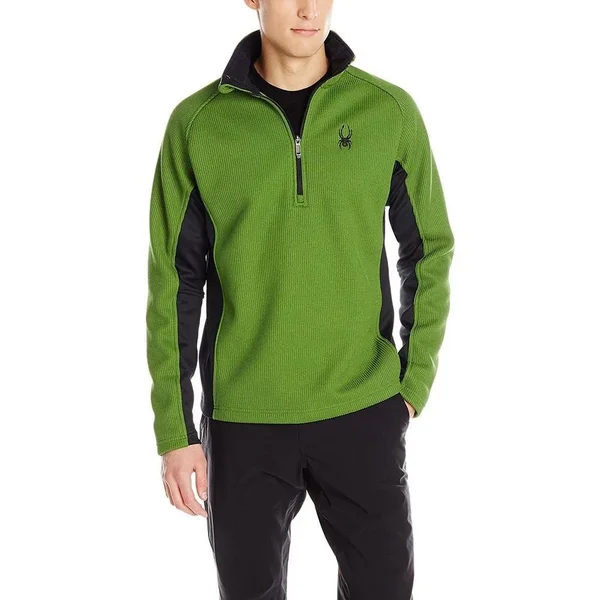 Spyder Men's Constant Full Zip Sweater, Mountain Top/Black, Medium