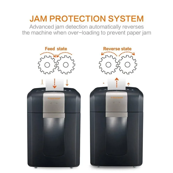 Bonsaii EverShred Pro 12-Sheet Heavy Duty Cross-Cut Paper - CD, Credit Card Shredder 3S16