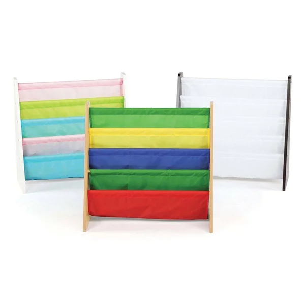 Tot Tutors Kids Book Rack Storage Bookshelf, Natural Primary Collection