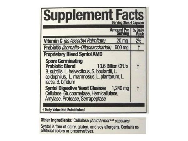 Arthur Andrew Medical Syntol Advanced Microflora Delivery, Capsules - 360 count