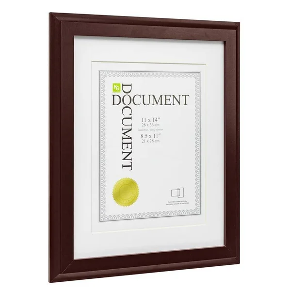 Kiera Grace Oxford 11x22 x 14x22 Document Frame 8-Pack - Brown