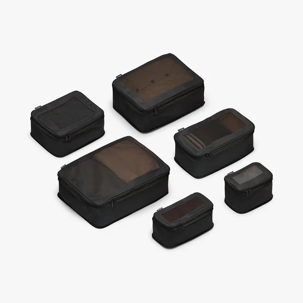[DEV] Compressible Packing Cubes, Set of Six, Black by Monos