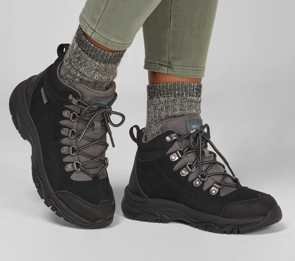 Skechers Relaxed Fit: Trego - El Capitan Boots, Black/Gray, 7.0