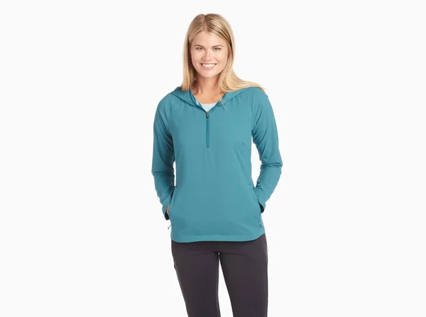 Kuhl Bandita 1/2 Zip Pullover Women's - Lagoon, Size S
