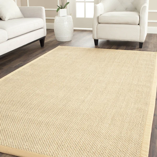 Safavieh NF443A Natural Fiber Maize, Wheat Area Rug - 10' x 14'