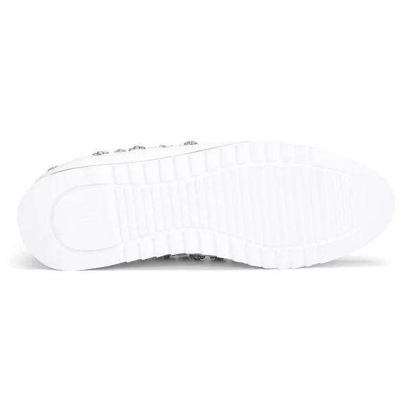Donald Pliner Flipp Sneaker, White, 8.5
