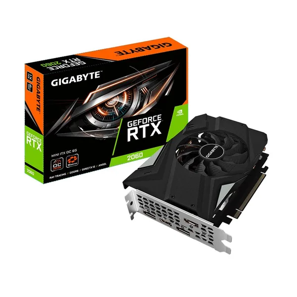 Gigabyte GeForce RTX 2060 RTX 2060 MINI ITX OC 6G Graphics Card - 6 GB GDDR6 - 192-bit