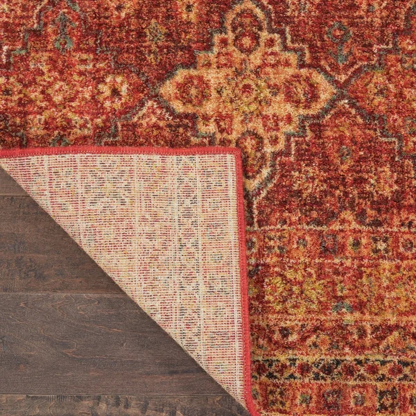 Nourison Vintage Tradition VGT03 Brick Area Rug, 7&10x22 x 9&10x22