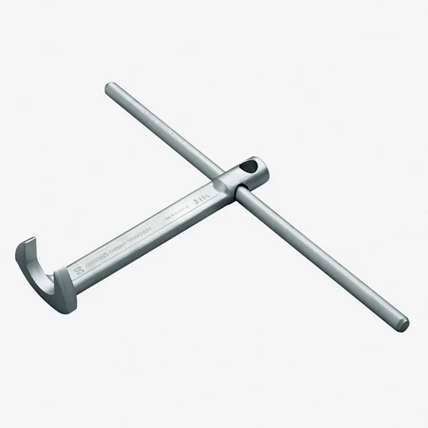 Gedore DS 3114 32 Crowfoot Wrench W/tommy Bar, 32Mm