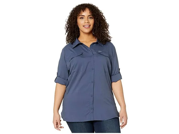 Columbia Silver Ridge Lite Long Sleeve Shirt 2x - Nocturnal