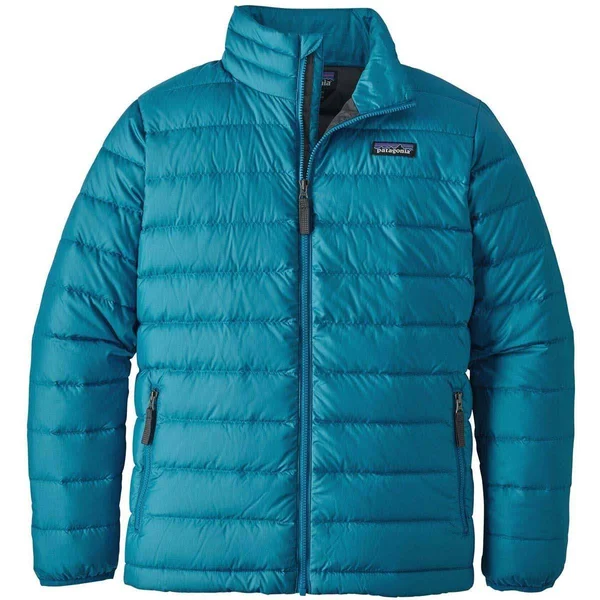 Patagonia Down Sweater - Boys& Balkan Blue/Forge Grey, S