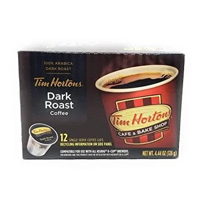 Tim Hortons Coffee - Dark Roast, Single Serve Cups