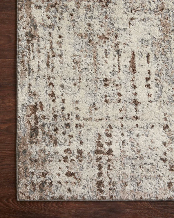 Loloi II Austen AUS-01 Natural Mocha Rug - 2 ft 4 in x 10 ft