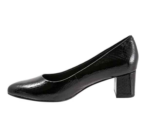 Trotters Women's Kari Pump, Size: 9, Black Snake Leather