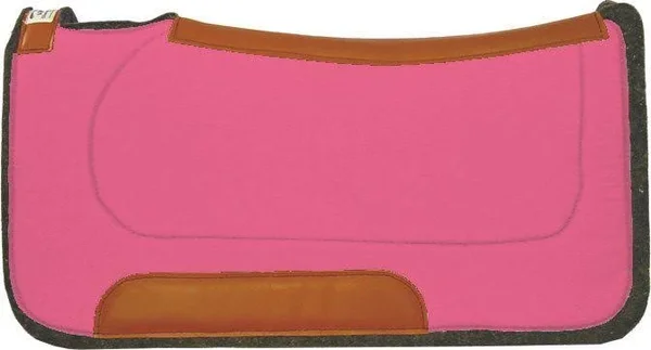 Diamond Wool Contoured Ranch Pad - 32 x 32, Pink