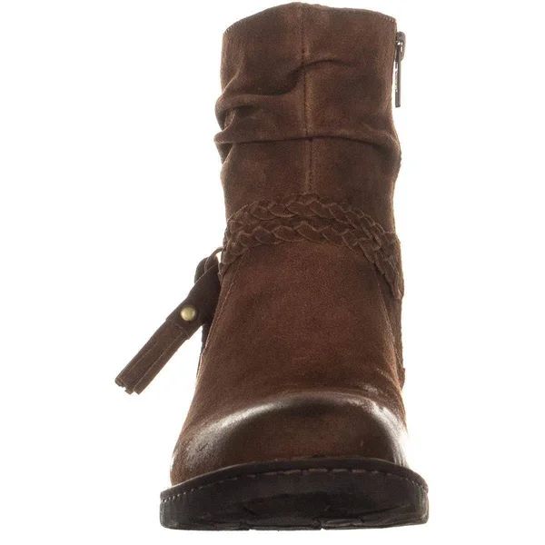 Born Ouvea Braid Ankle Boots, Rust