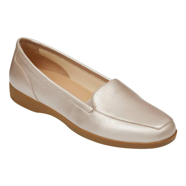 Easy Spirit Women's Devitt Loafer, Size: 6.5, Black Leather