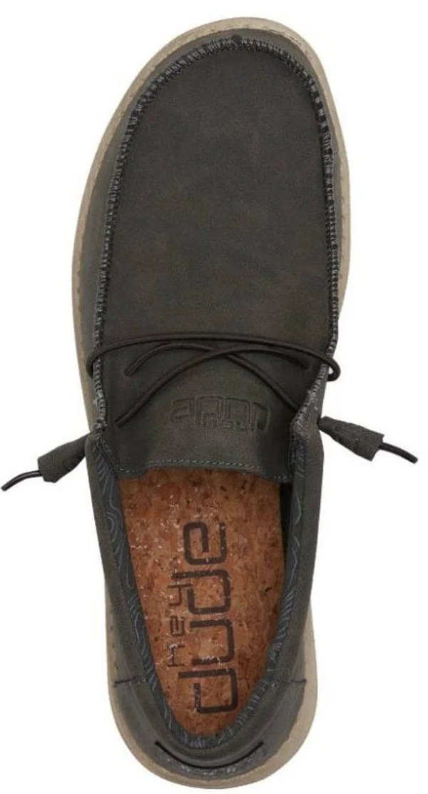 Hey Dude Wally Recycled Leather Coffee - 12