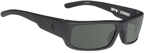 Spy Optic Caliber Soft Matte Black - Happy Gray Green Polar