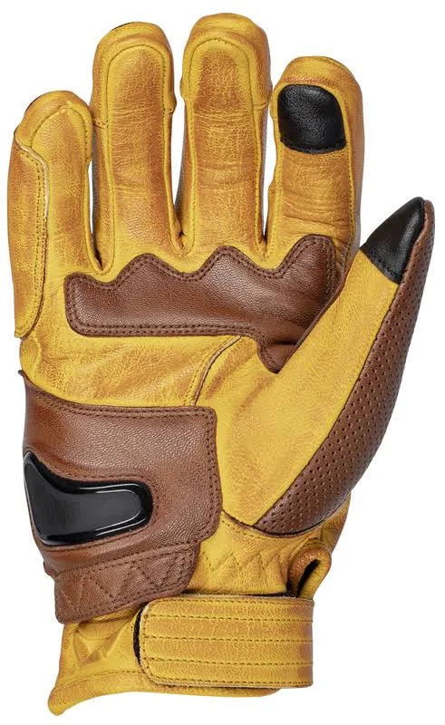 Cortech Bully Leather Gloves - Gold/Brown - Large