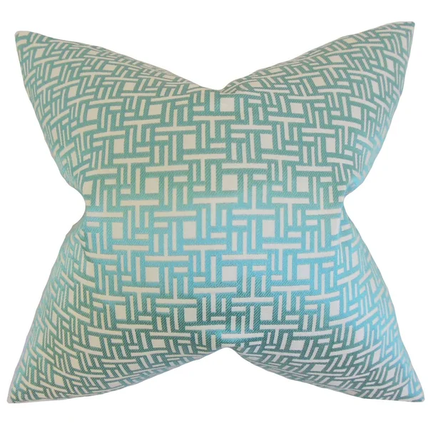 The Pillow Collection Daphnis Geometric Throw Pillow Size: 18x22 x 18x22