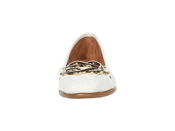 Women's Aerosoles Big Bet Ballet Flat - Size: 5.5, White