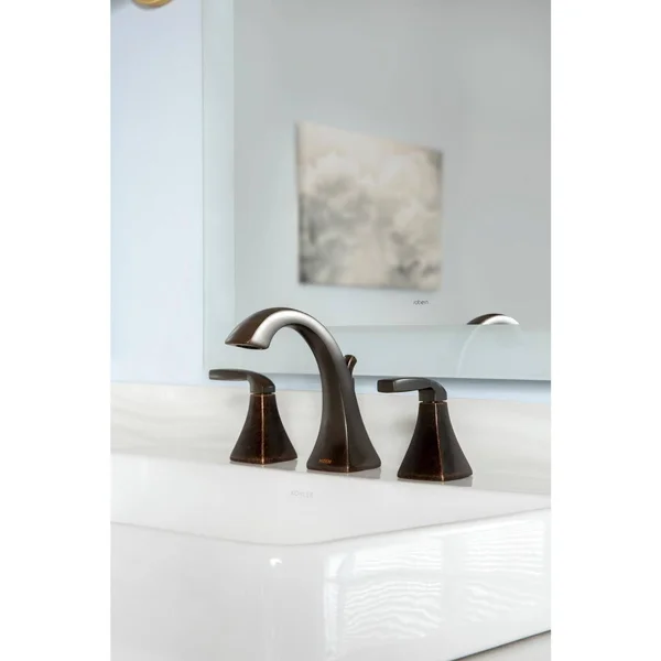 Moen Voss Two-Handle High Arc Bathroom Faucet - Brushed Nickel