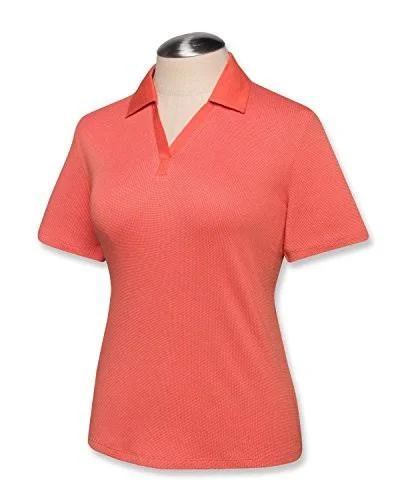 Cutter & Buck LCK05993 Women's CB DryTec Birdseye Polo Spice Medium