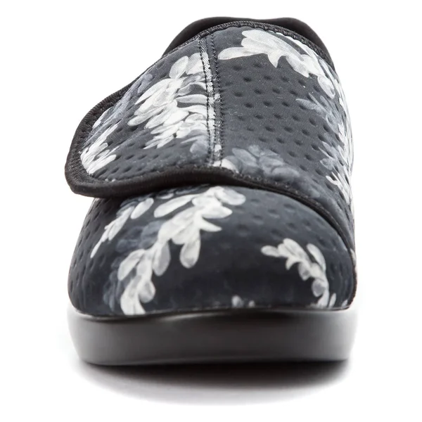 Propet Women's Cush N foot - Size: 8, Black Floral