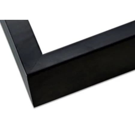 Ambiance Gallery Wood Picture Frame for Stretched Canvas - Artist Panels and Art Boards [Single Frame] 20x24 - Black