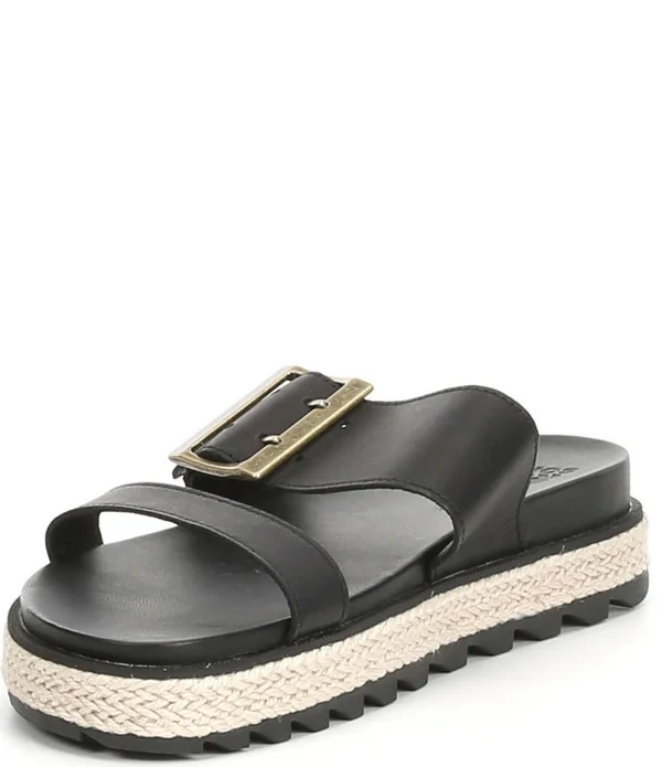 Sorel Roaming Buckle Slide Jute Sandal - Women's Camel Brown - 8.5