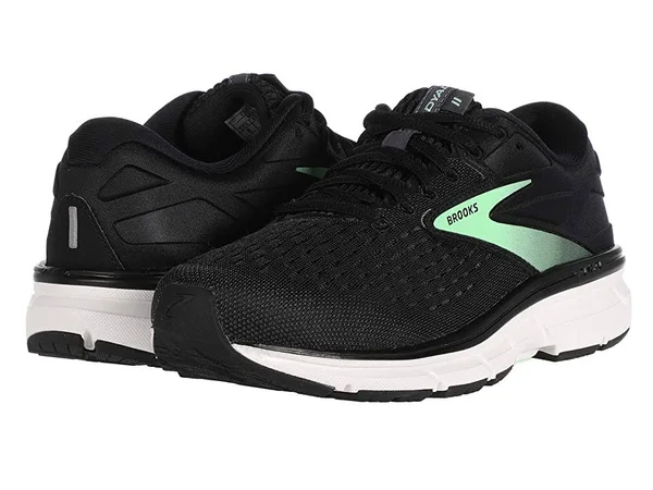 Brooks Women's Dyad 11 - Black/Ebony/Green - 8, 2E