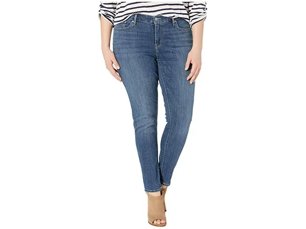 Levi&s Plus 711 Skinny (Astro Indigo) Women's Jeans
