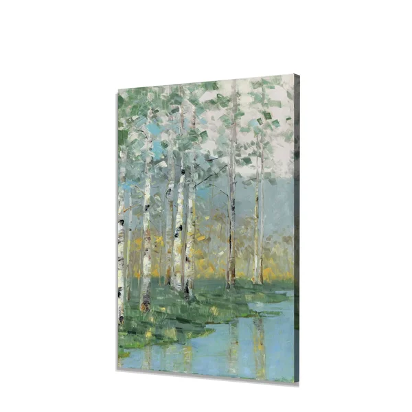 Birch Reflections III -Premium Gallery Wrapped Canvas - 18 x 27