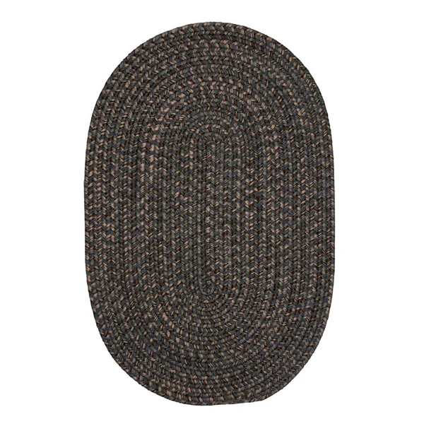 Colonial Mills Hayward Charcoal 2&x8& Oval Rug