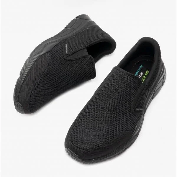Skechers Men's Relaxed Fit Equalizer 4.0 Krimlin Slip-On - Black/Black